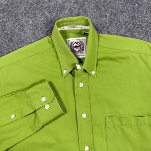 Cinch Shirt XS Lime GreenLong Sleeve Button Down Embroidered Cowboy Western Mens